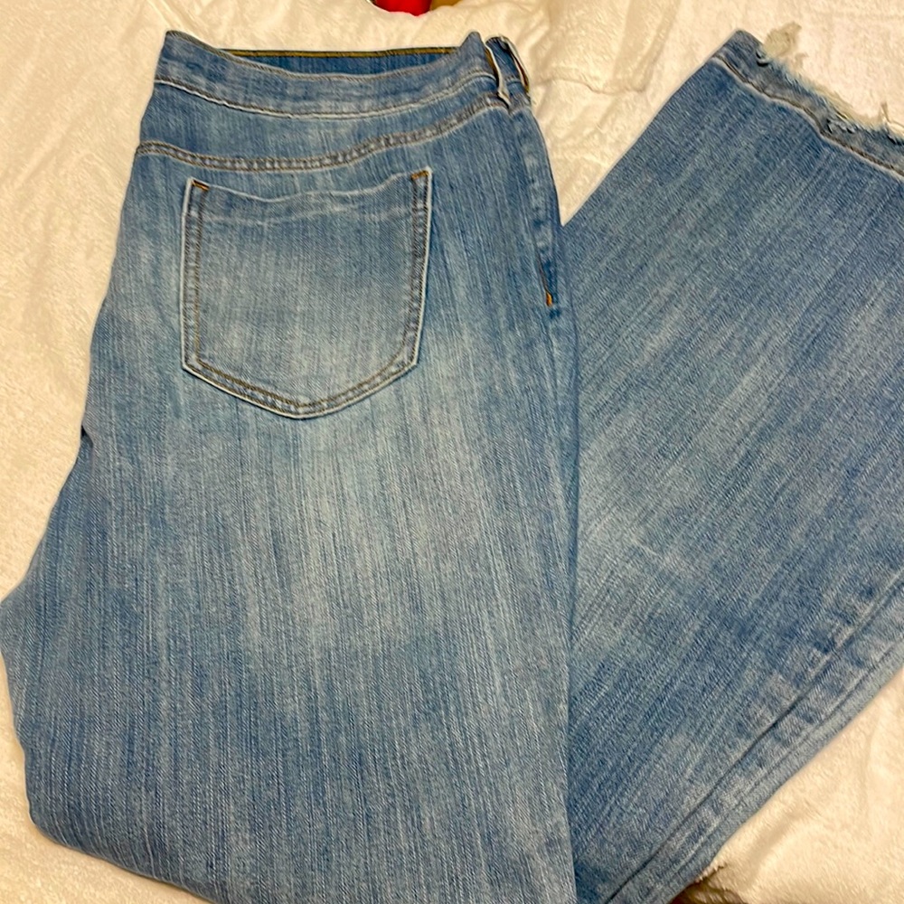 Old Navy flare style jean Sz:18 light blue